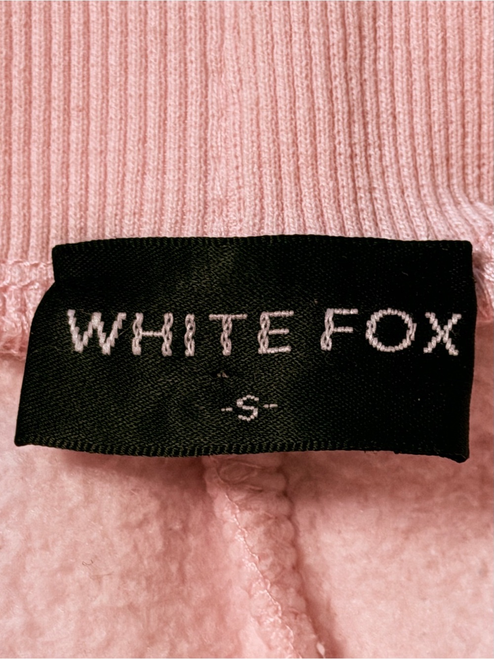 White Fox Boutique Pale Pink Give You A Break Wide-Leg Lounge Sweatpants - Picture 3 of 3